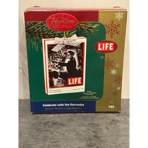 John F. Kennedy Inaugural Ball LIFE Carlton Cards Ornament 2005 With Box - READ